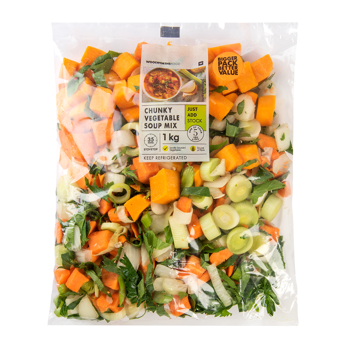 Chunky Vegetable Soup Mix 1 kg | Woolworths.co.za