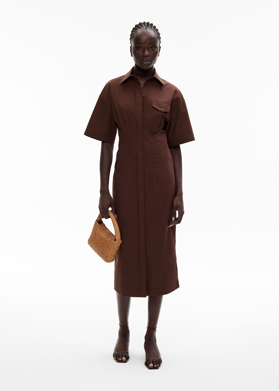 Cinched Midi Dress