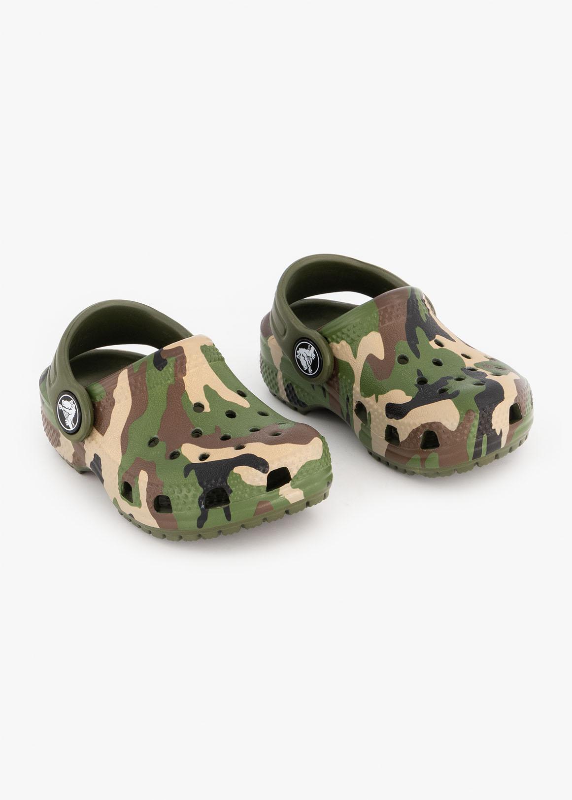 Classic Printed Camo Camo Crocs On Sale Crocs Unisex Mens Grey