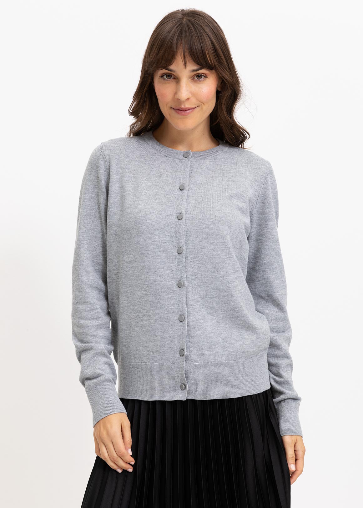 Classic Crew Neck Cardigan | Woolworths.co.za