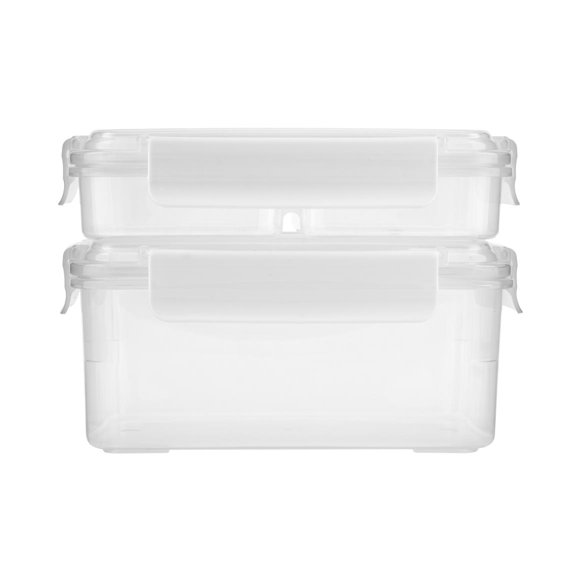 Click and Store Rectangular Storage Containers 2 pk | Woolworths.co.za
