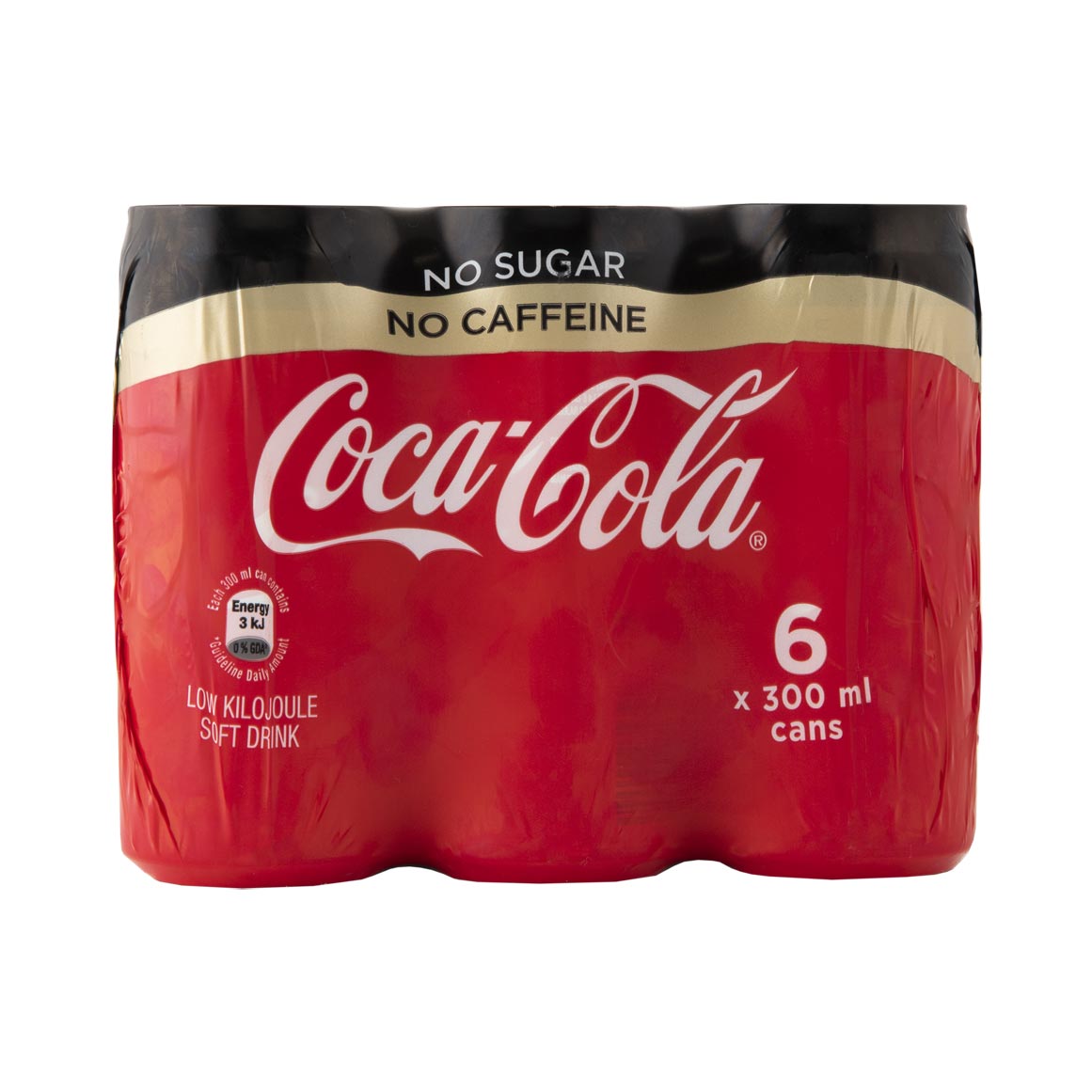 Drinks With Caffeine And No Sugar Coca-Cola No Sugar No Caffeine Soft Drink 6 x 300 ml | Woolworths.co.za