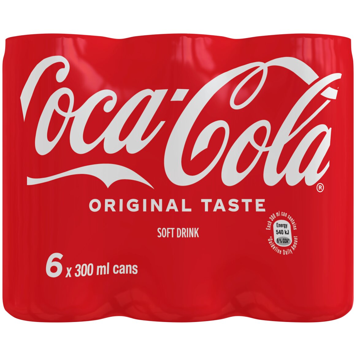 Coca-Cola Original 6 x 300 ml Cans