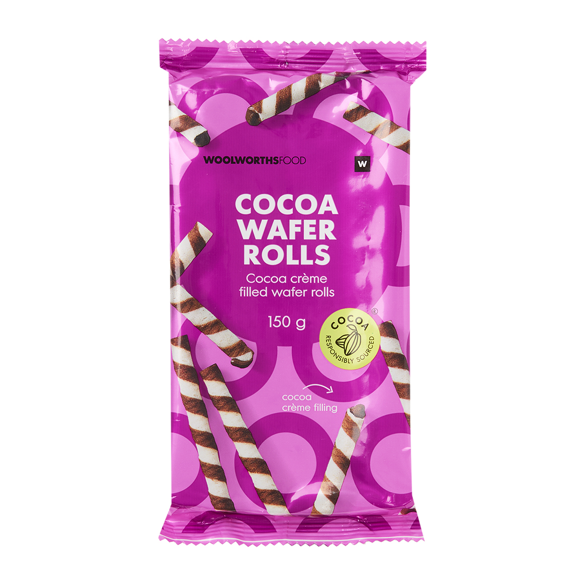 Cocoa Wafer Rolls 150 g