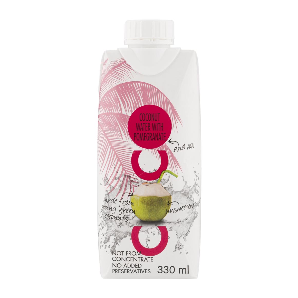 Coconut Water with Pomegranate & Acai Fruit Juice Blend 330 ml ...