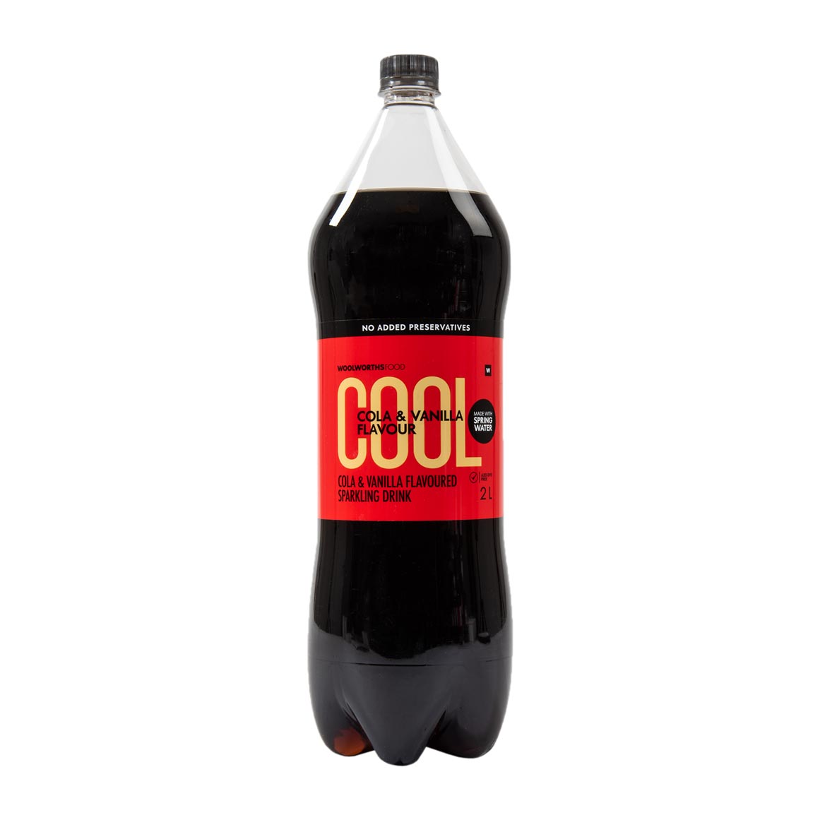 Cola and Vanilla Flavoured Sparkling Drink 2 L