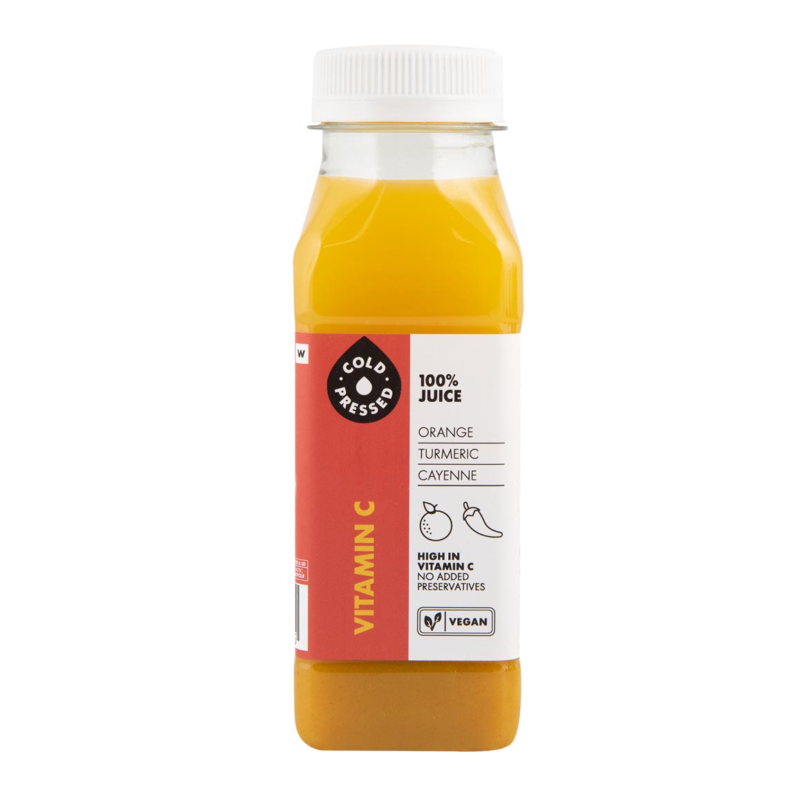 Cold Pressed Vitamin C 100% Orange Juice 250 ml