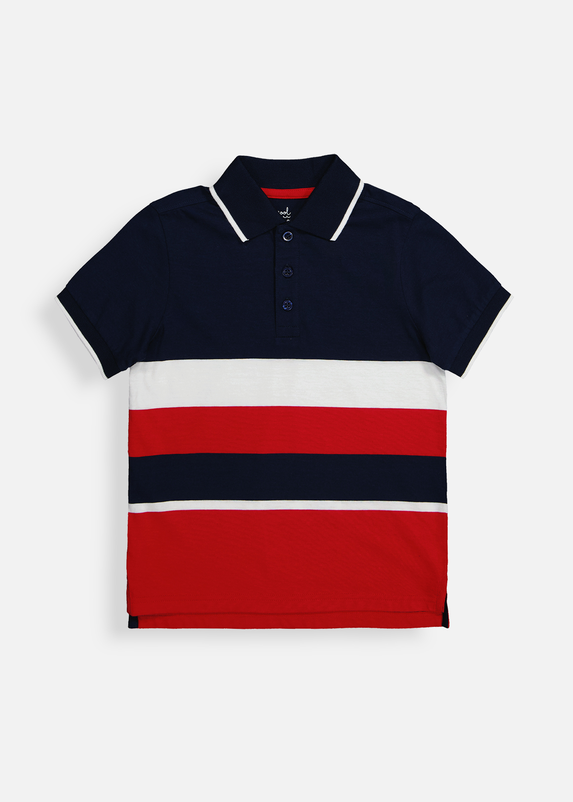 Colour Block Cotton Golfer | Woolworths.co.za