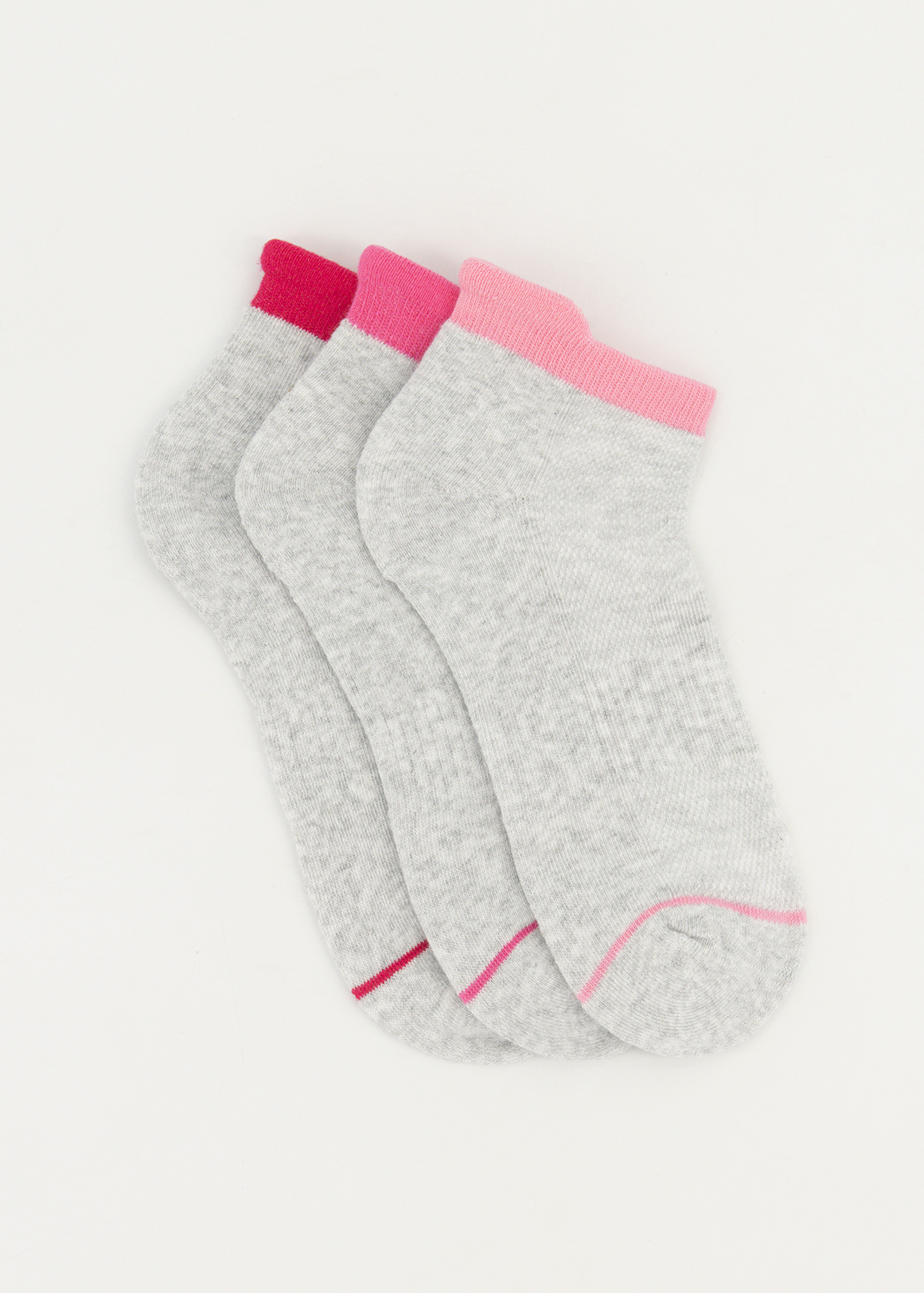 Colour Block Cotton Rich Sport Socks 3 Pack