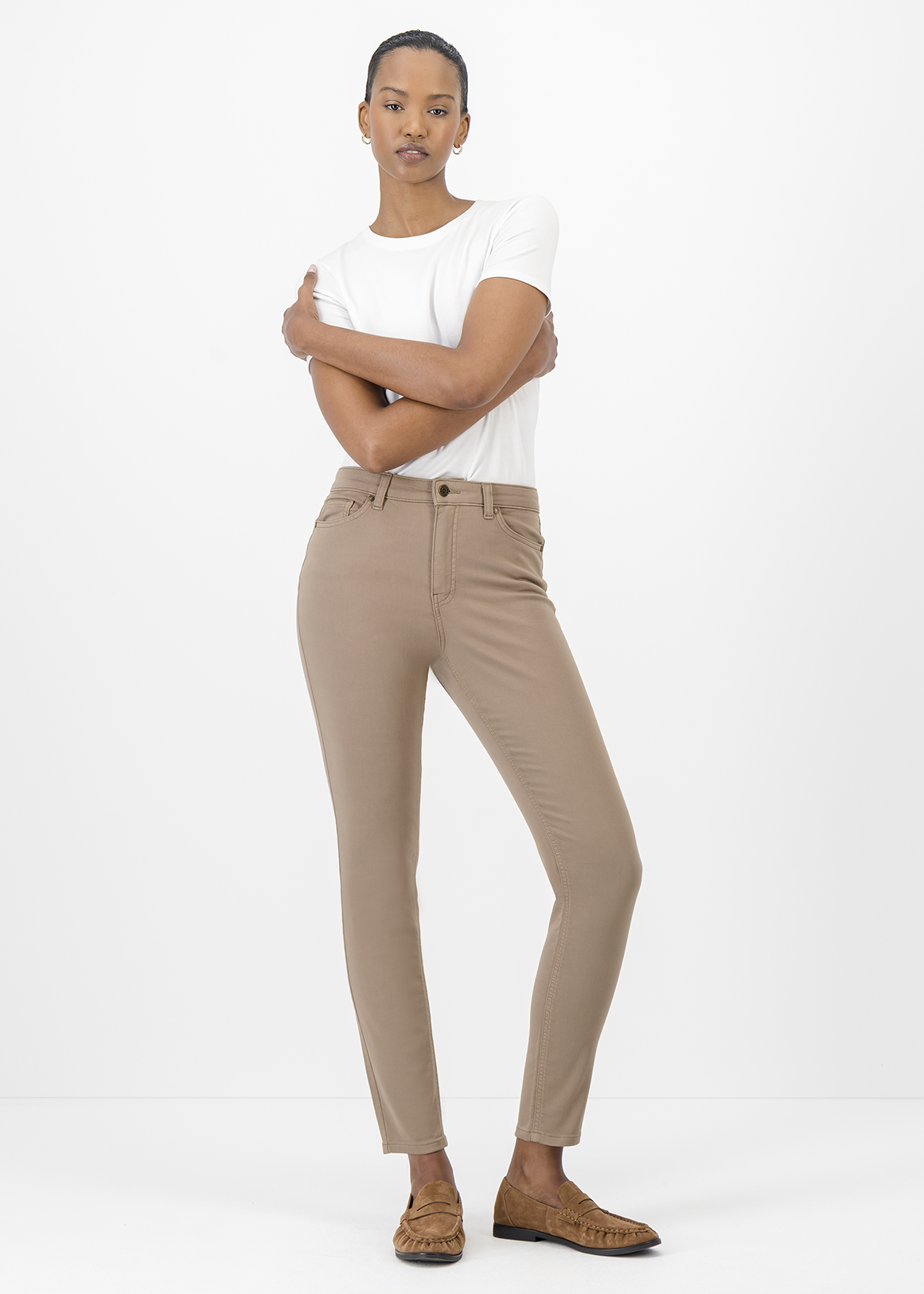 Colour High Rise Skinny Jeans