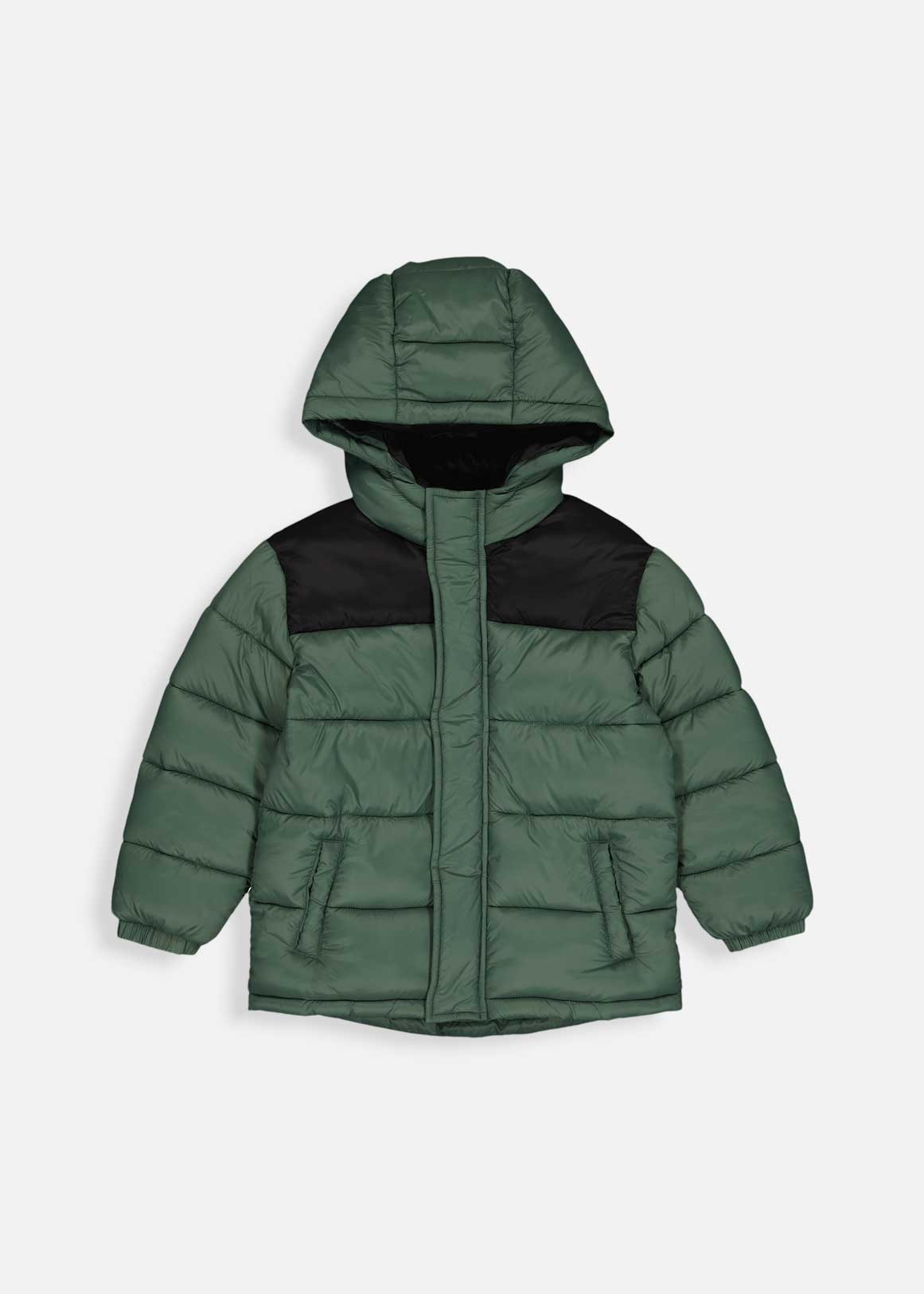 Colourblock Hooded Puffer Jacket | Woolworths.co.za