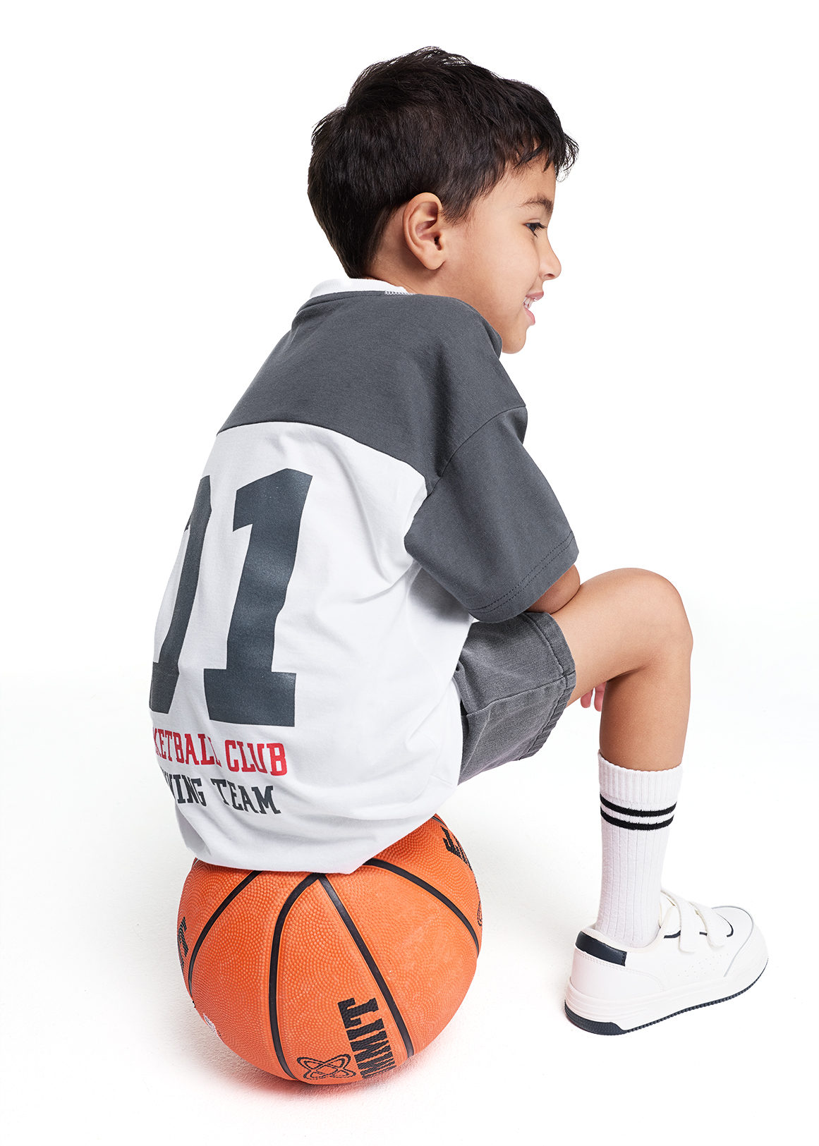 Colourblock Sporty Cotton T-shirt