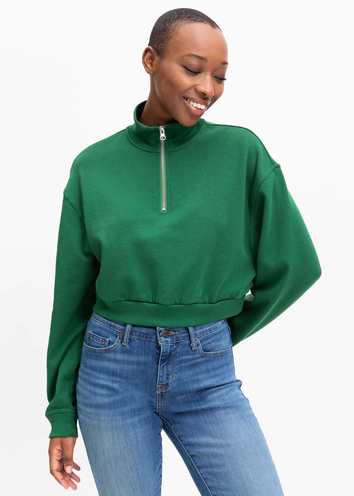 Cosmo 1/4 Zip Sweatshirt | Woolworths.co.za