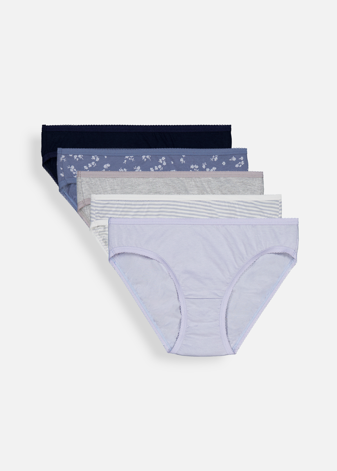 Cotton Bikinis 5 Pack