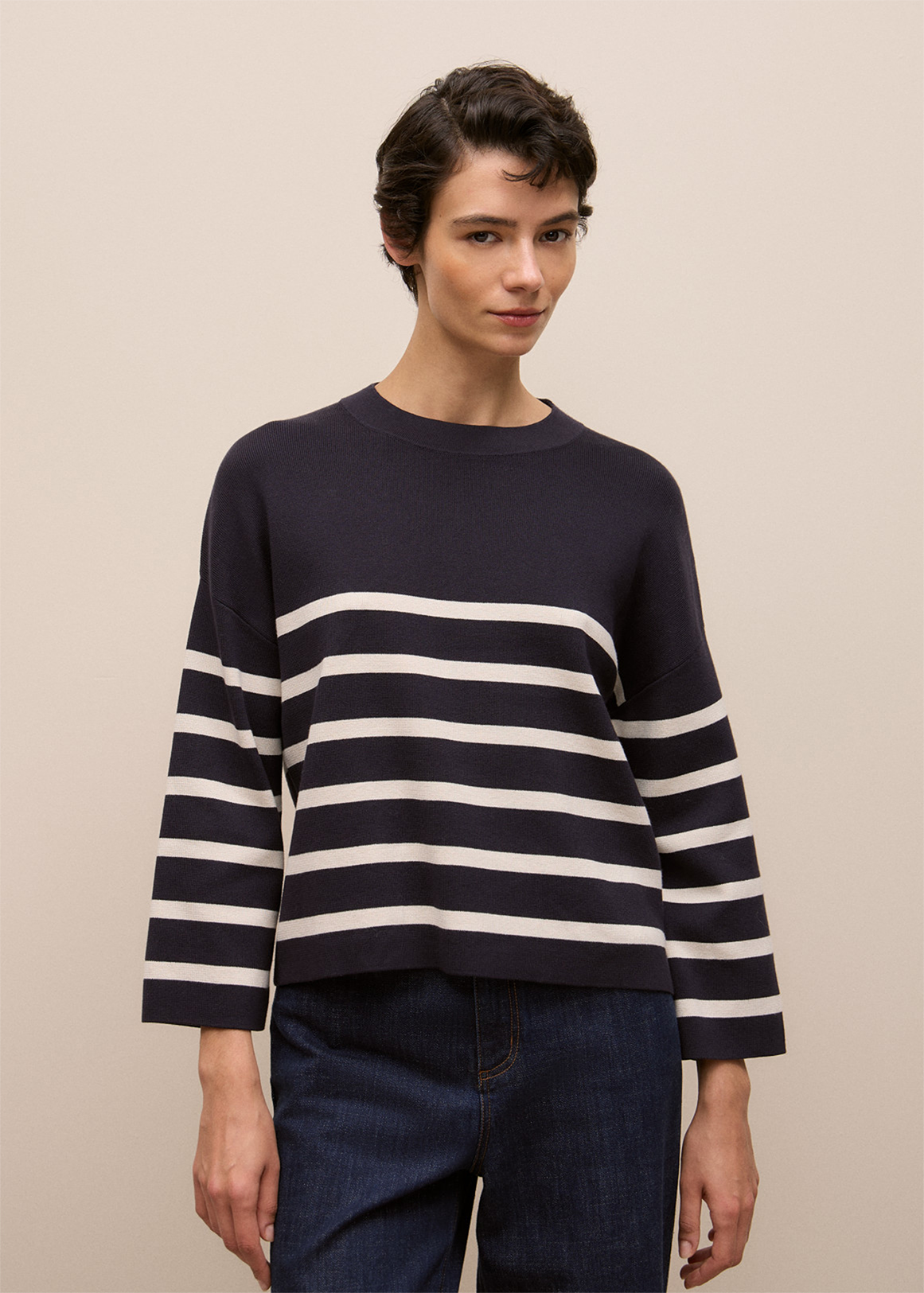 Cotton Breton Stripe Knit