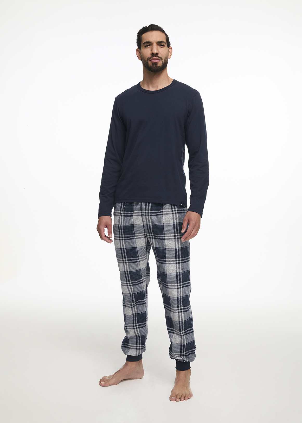Cotton & Check Fleece Pyjamas | Woolworths.co.za