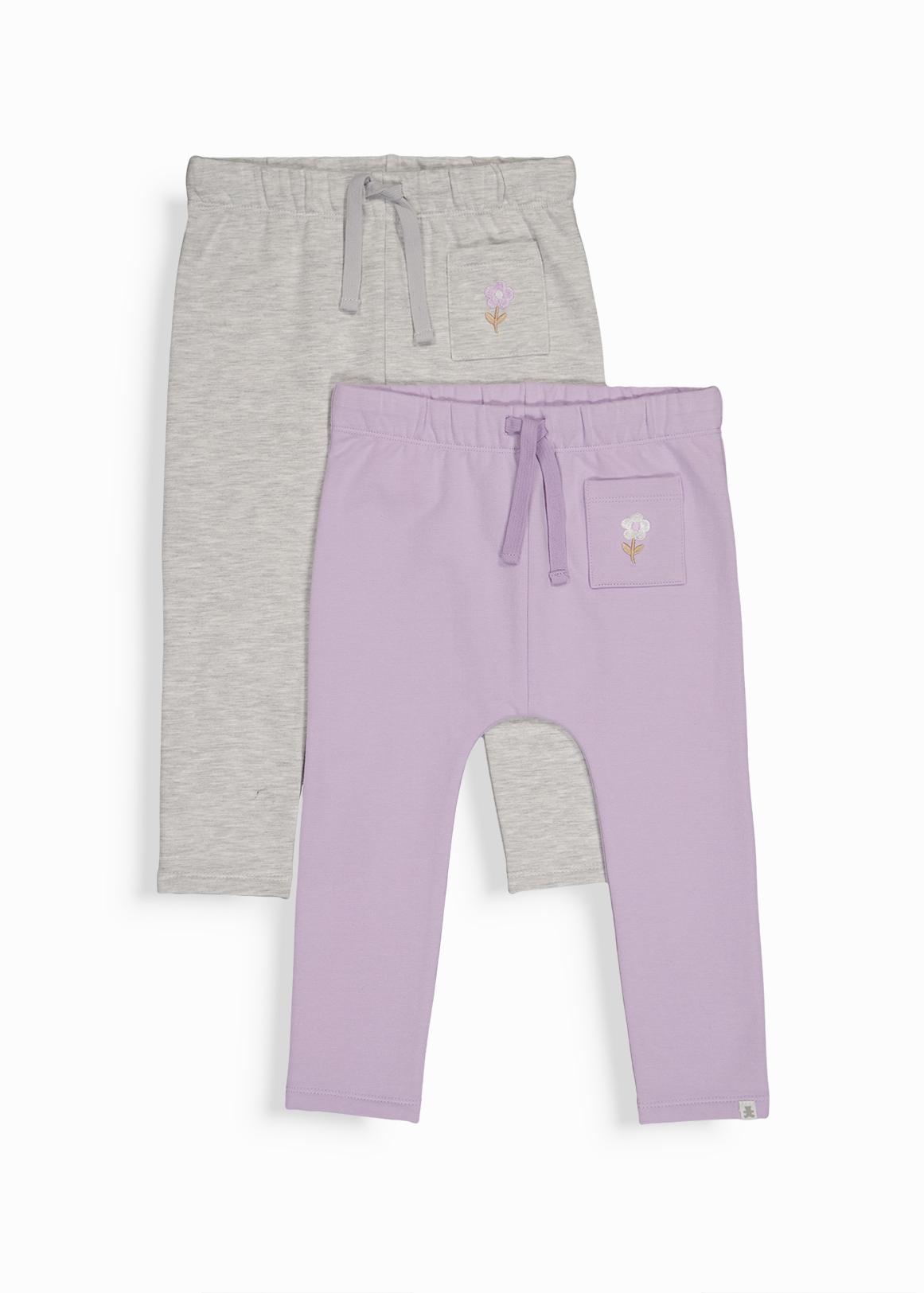 Cotton Fleece Leggings 2 Pack