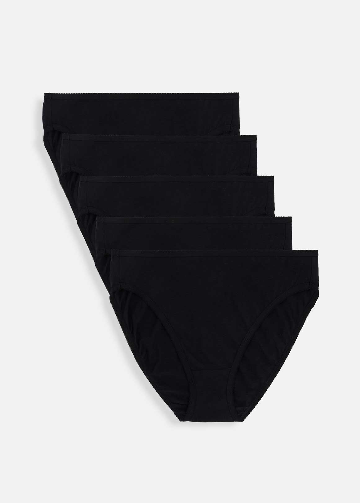 Cotton Hi Legs 5 Pack