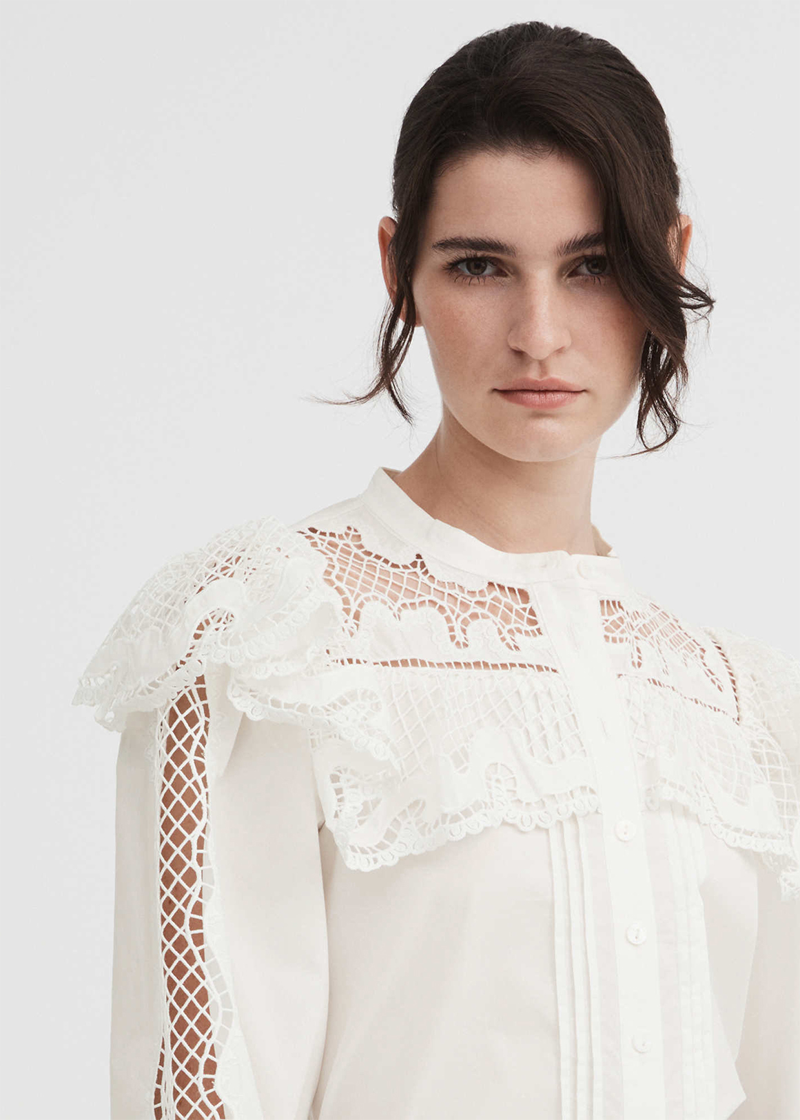Cotton Lace Blouse | Woolworths.co.za