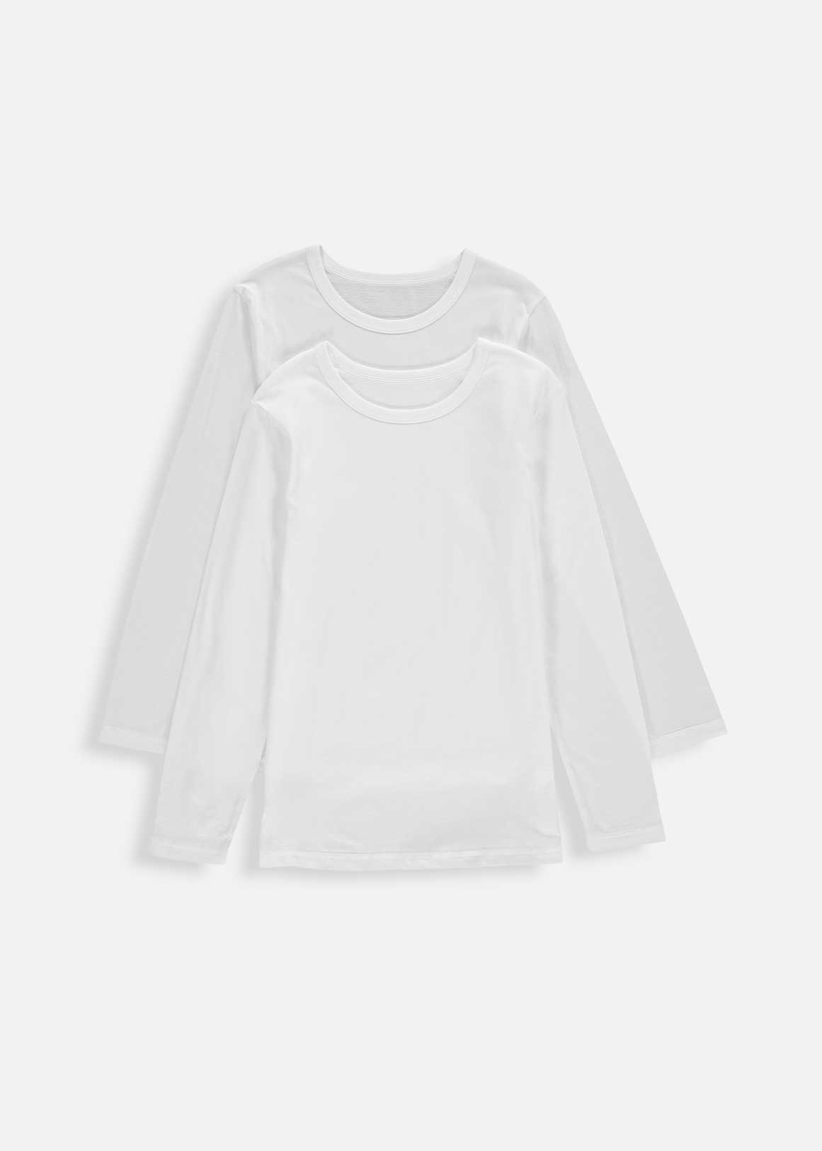 Cotton Long Sleeve Vests 2 Pack | Woolworths.co.za