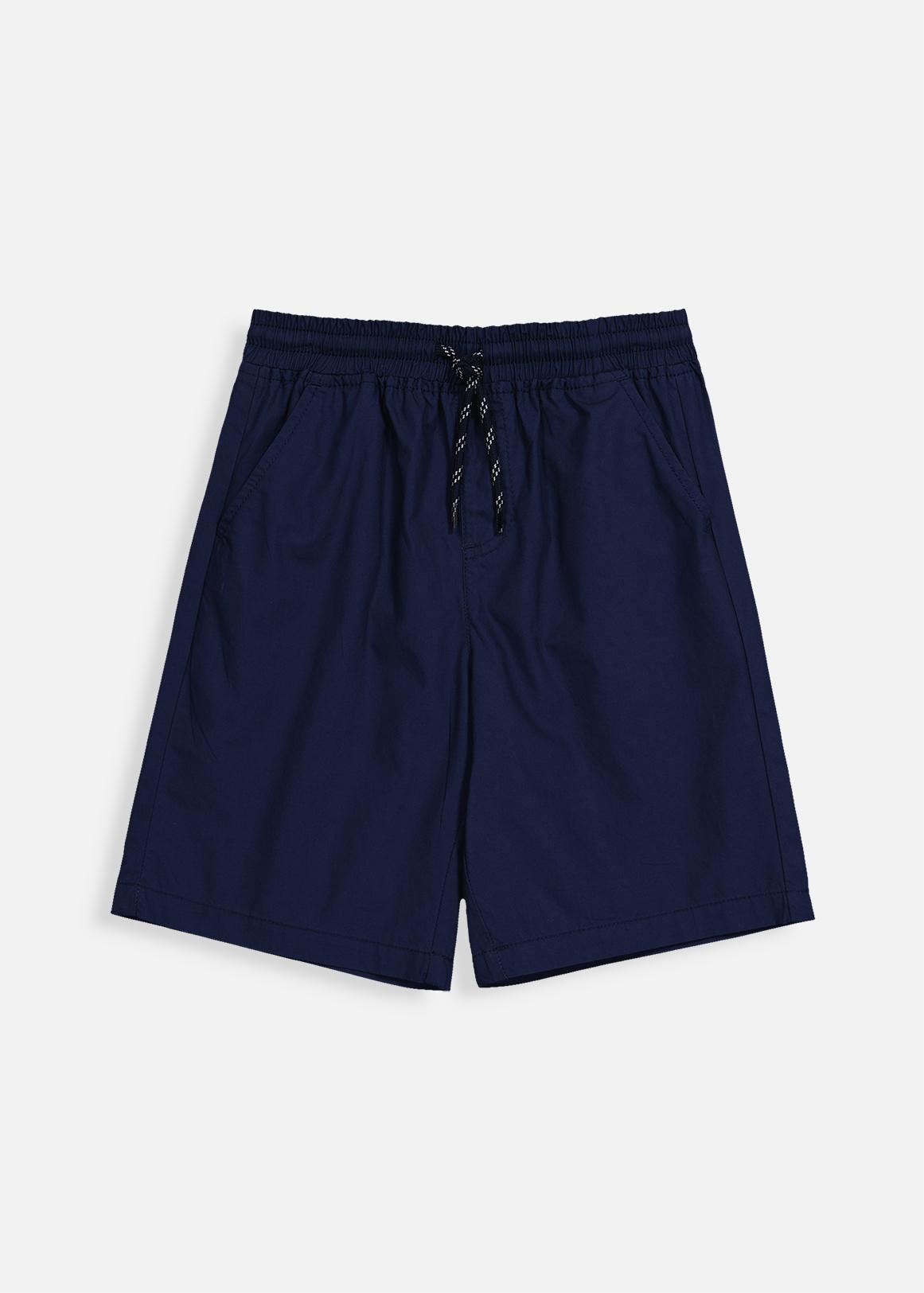 Navy blue Boxer Shorts for men, made of poplin - Bread & Boxers