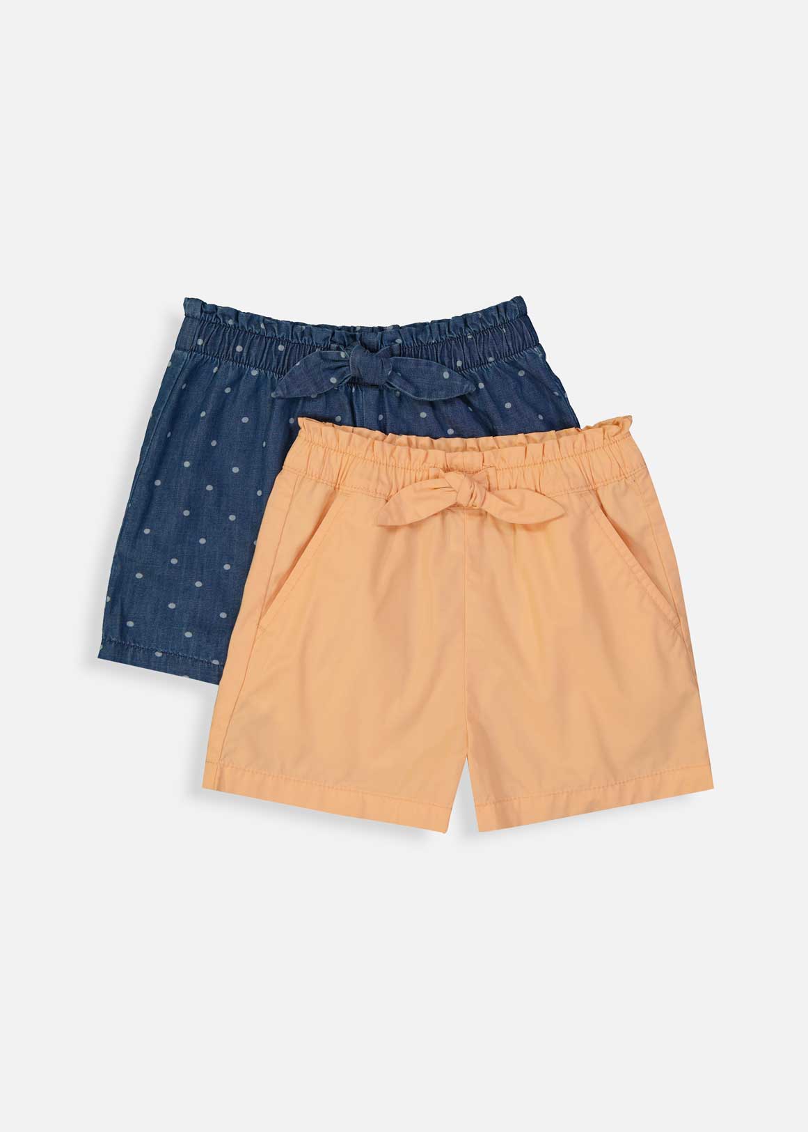 Cotton Pull-On Shorts 2 Pack | Woolworths.co.za