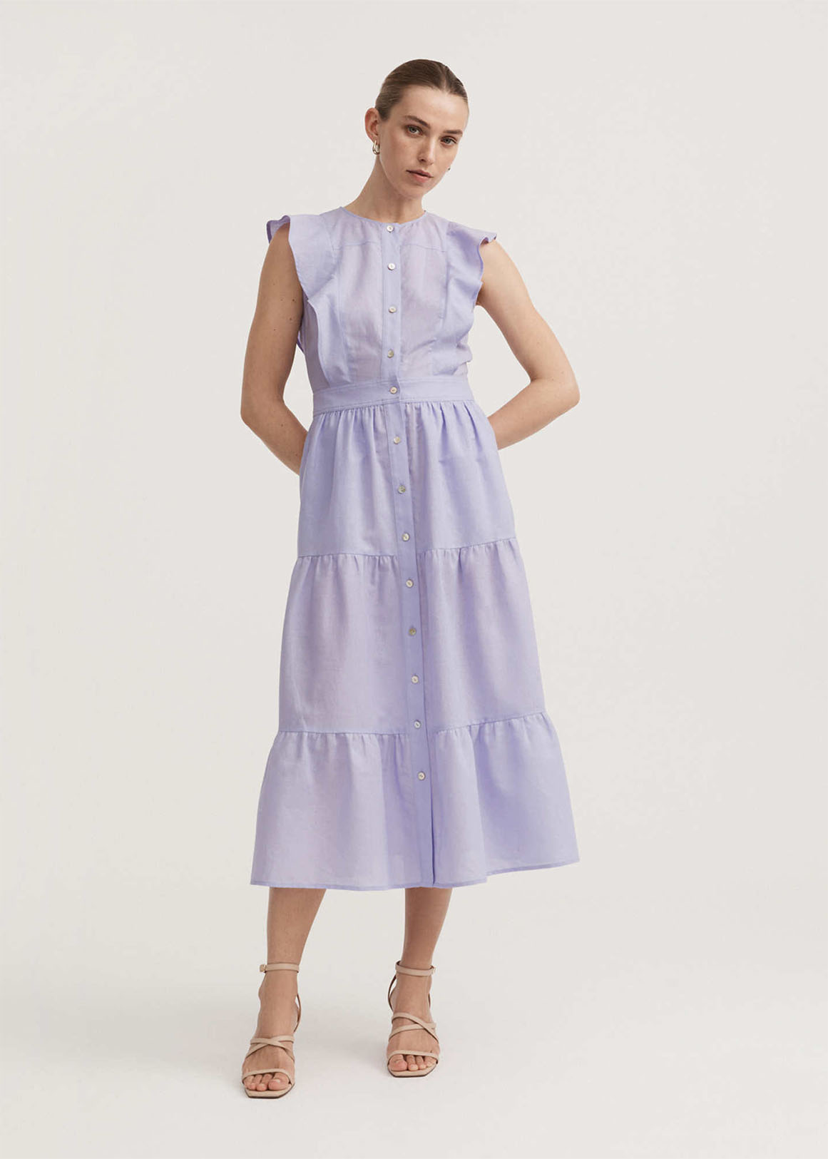 Cotton Rami Maxi Dress | Woolworths.co.za