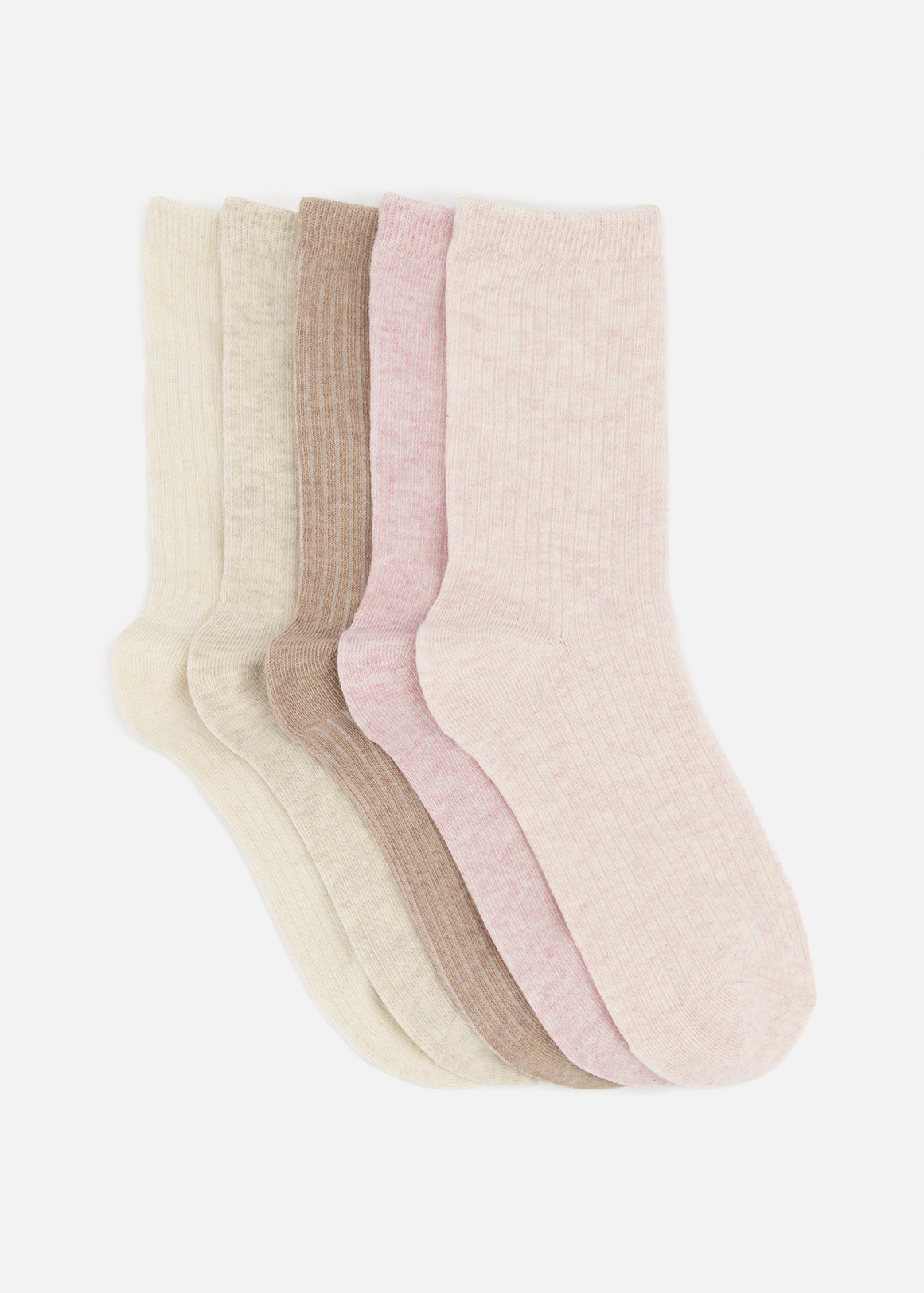 Cotton Rich Anklet Socks 5 Pack