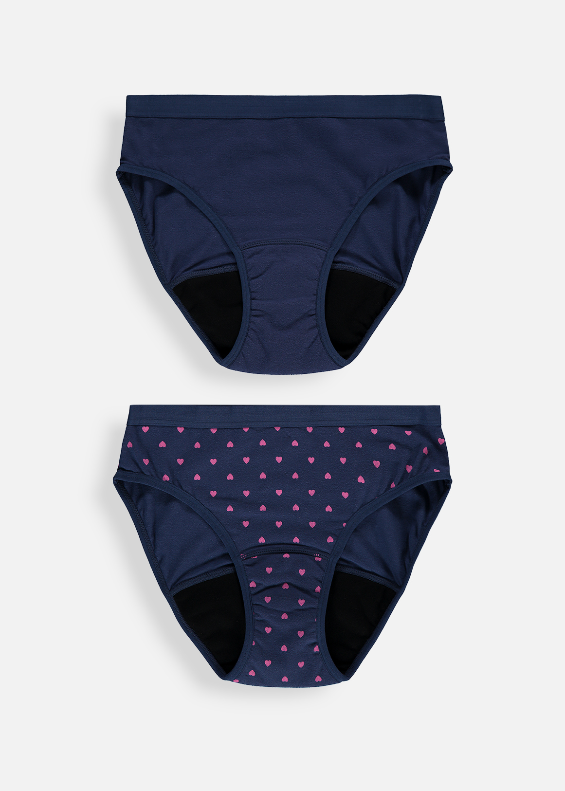 Cotton Rich Period Bikinis 2 Pack