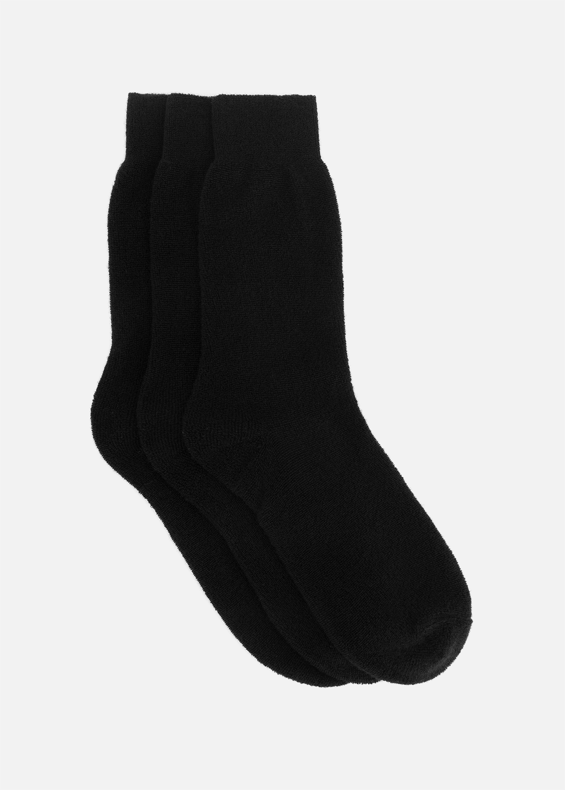 Cotton Rich Terry Socks 3 Pack