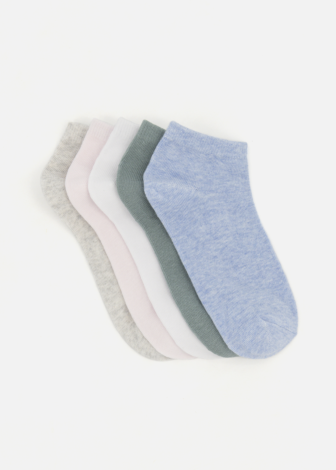 Cotton Rich Trainer Liners 5 Pack