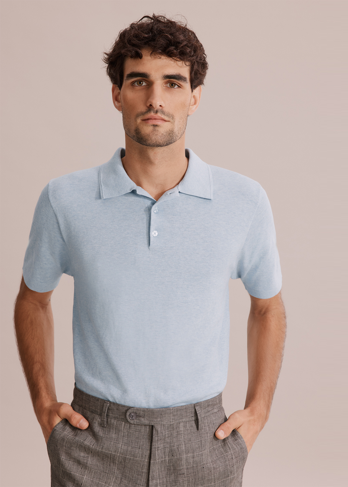 Cotton Silk Knit Polo | Woolworths.co.za