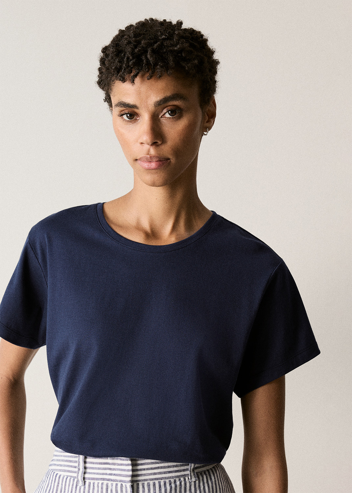 Cotton Silk Relaxed T-Shirt | Woolworths.co.za