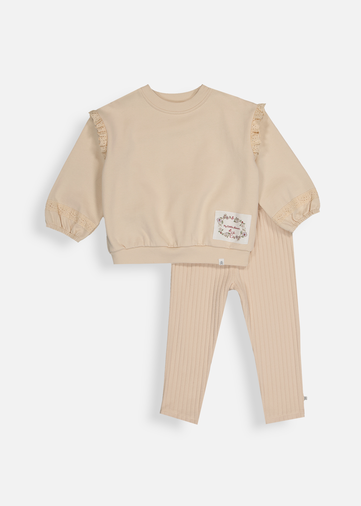 Cotton Sweatshirt & Leggings Set