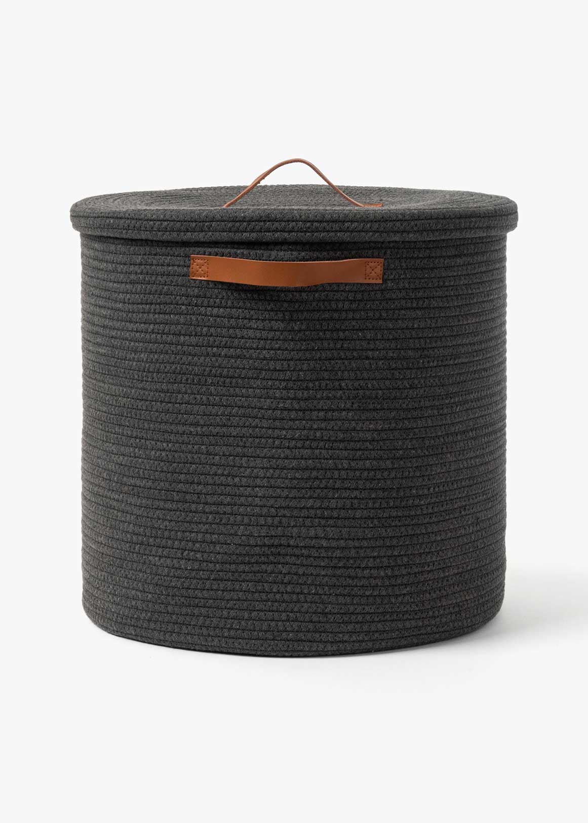 Cotton Woven Laundry Basket Za