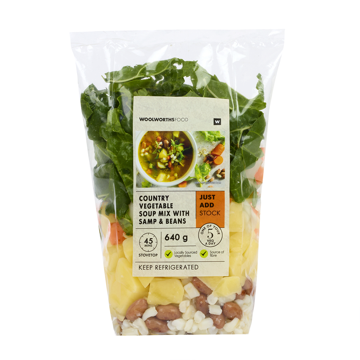 Country Vegetable Soup Mix with Samp & Beans 640 g