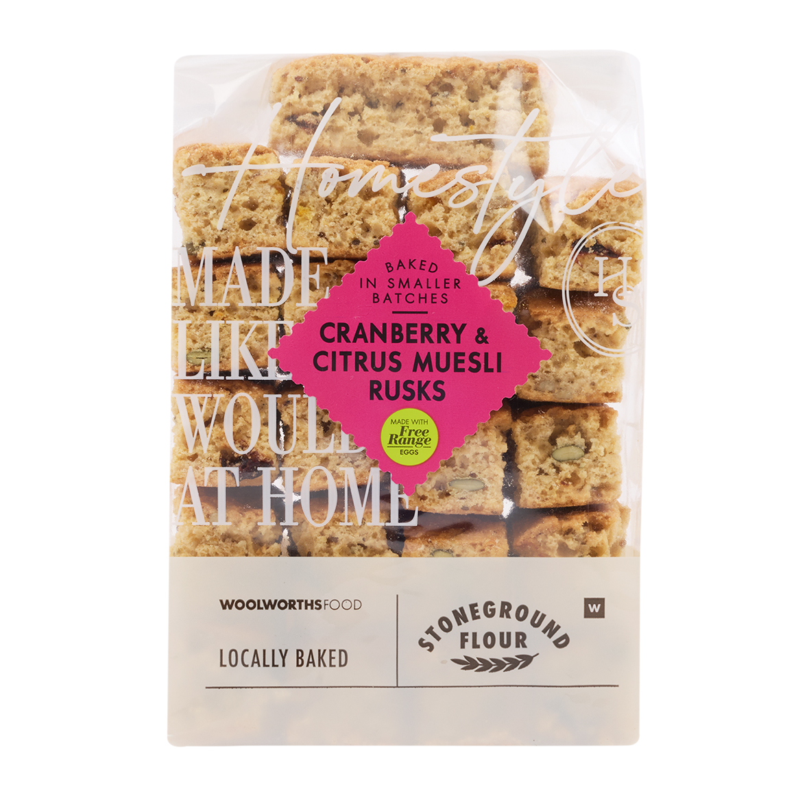 Cranberry and Citrus Muesli Rusks 450 g