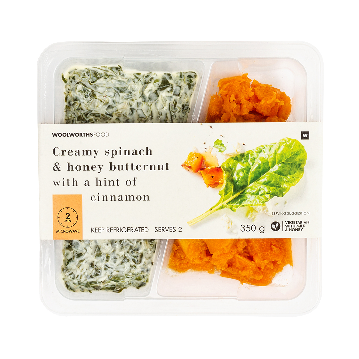 Creamy Spinach & Honey Butternut 350 g