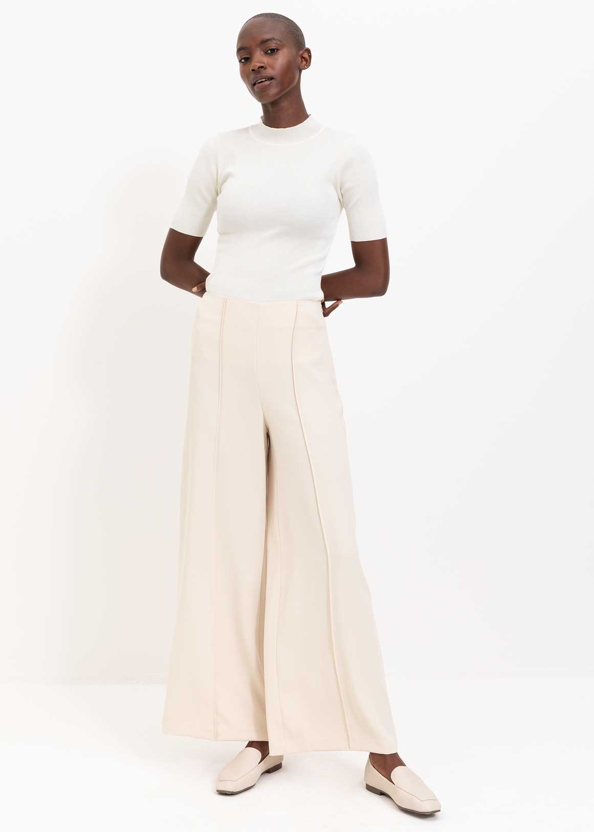 Crepe Wide Leg Pants | Woolworths.co.za