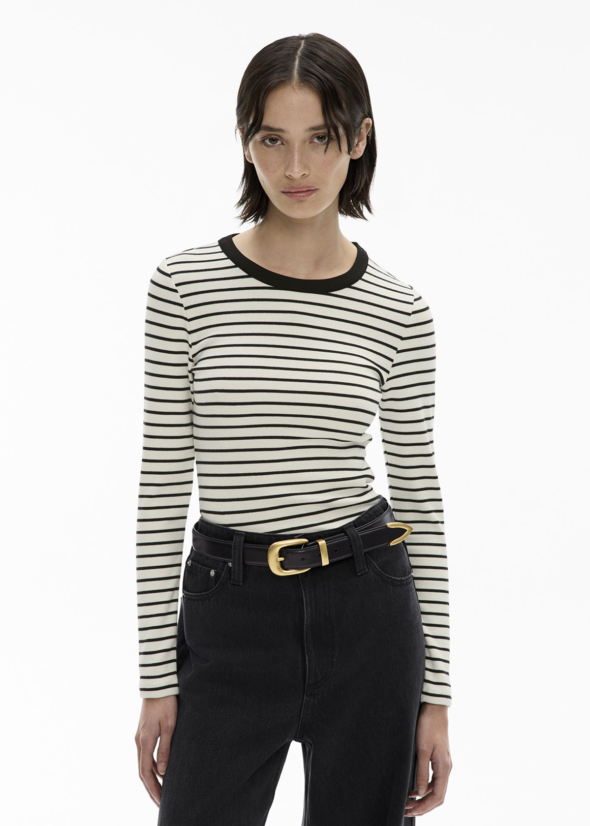 Crew Rib Longsleeve Top | Woolworths.co.za