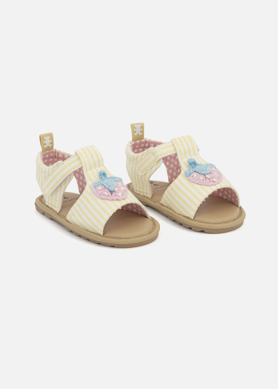 Crochet Strawberry Sandals