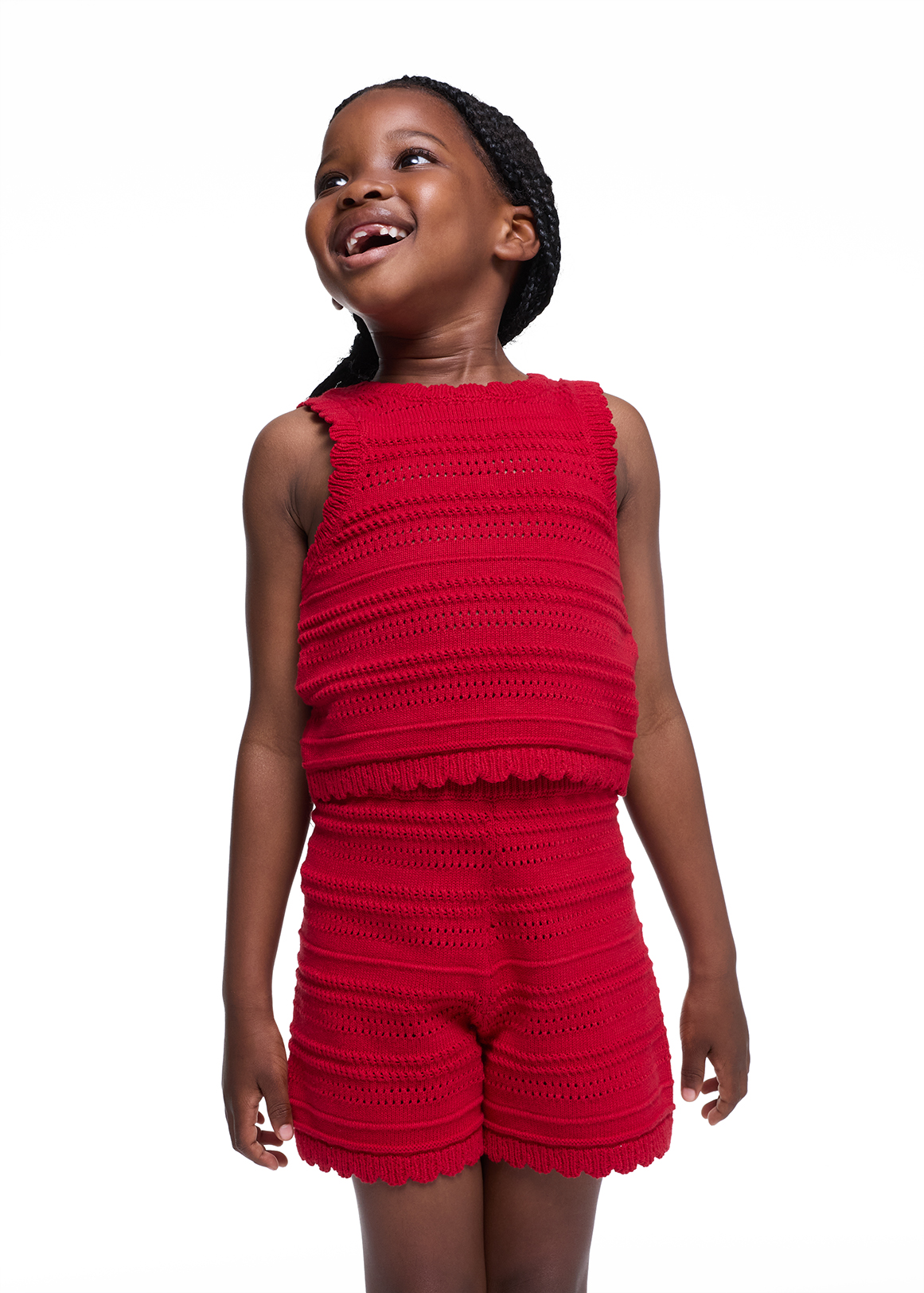 Crochet Top & Shorts Set