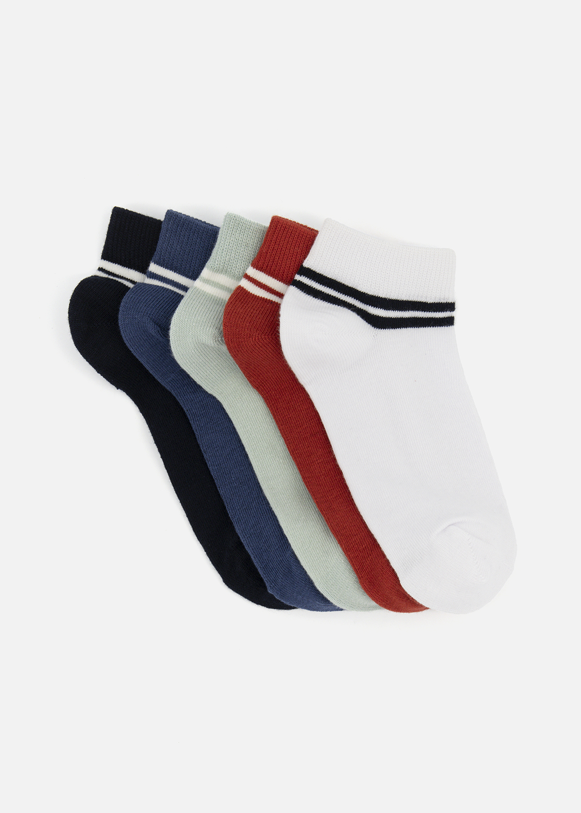 Cropped Cotton Rich Socks 5 Pack