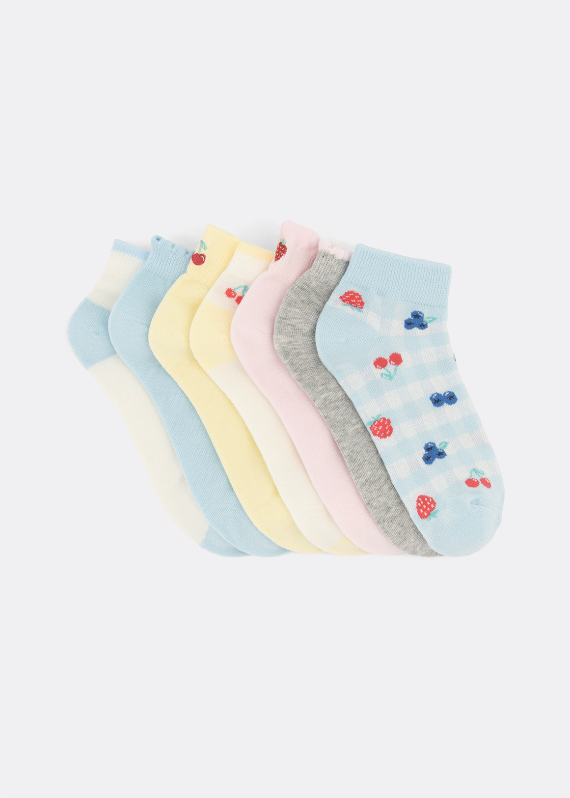 Cropped Cotton Rich Socks 7 Pack