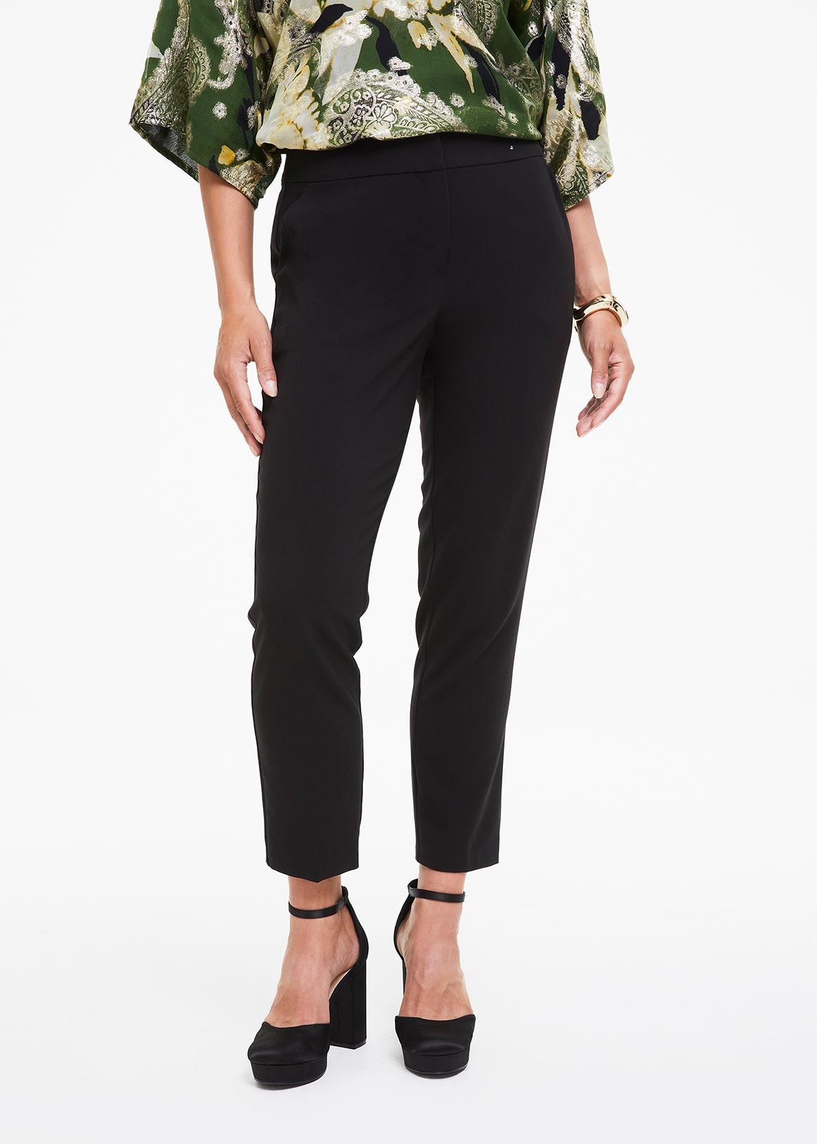 Cropped Slim Leg Pants - Main Image