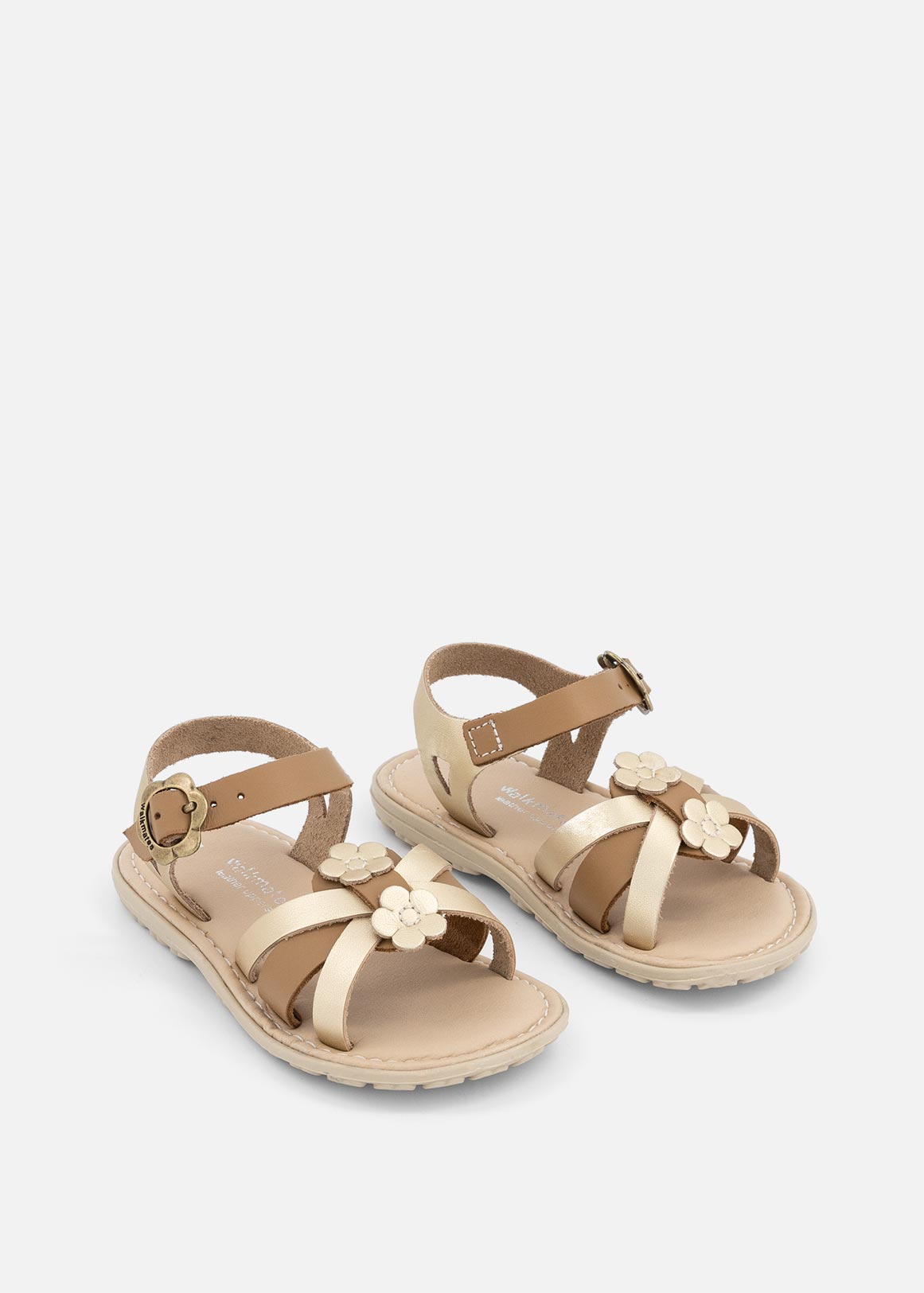 Cross Flower Leather Sandals ( Size 4-13) Younger Girl | Woolworths.co.za