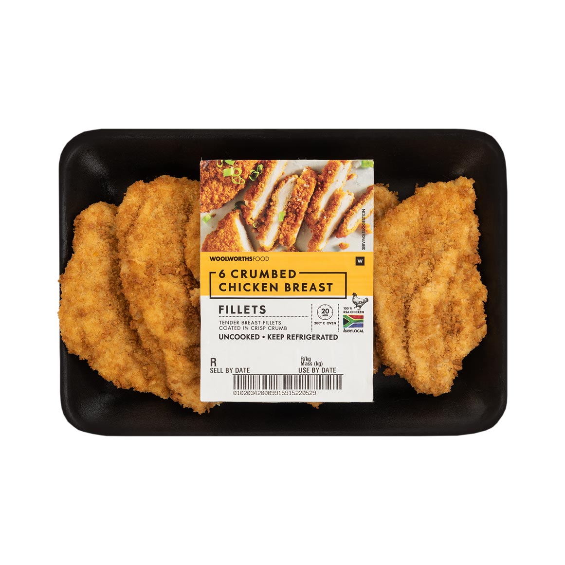 Crumbed Chicken Breast Fillets Avg 530 g