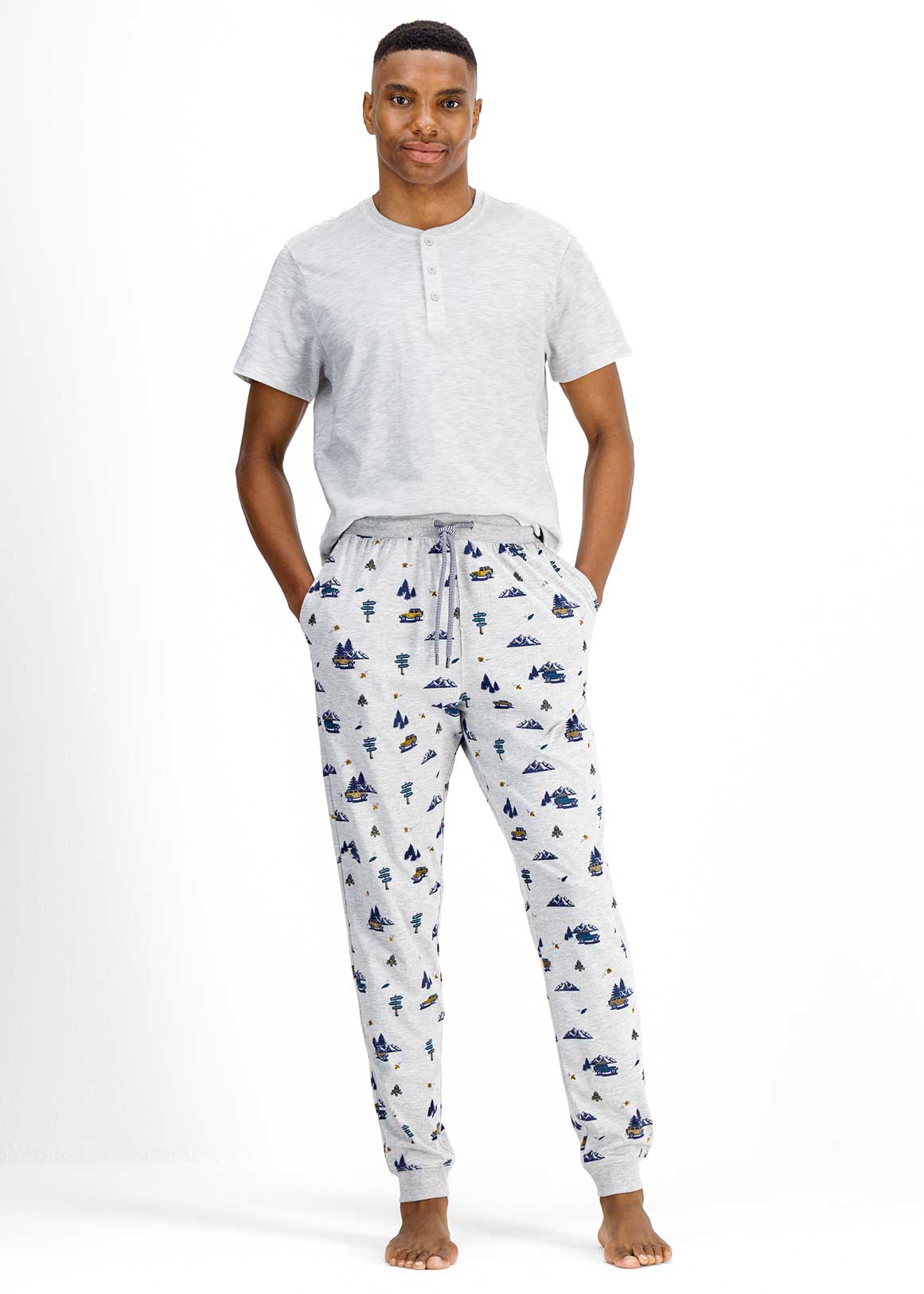 Cuffed Camp Print Pyjama Pants | Woolworths.co.za