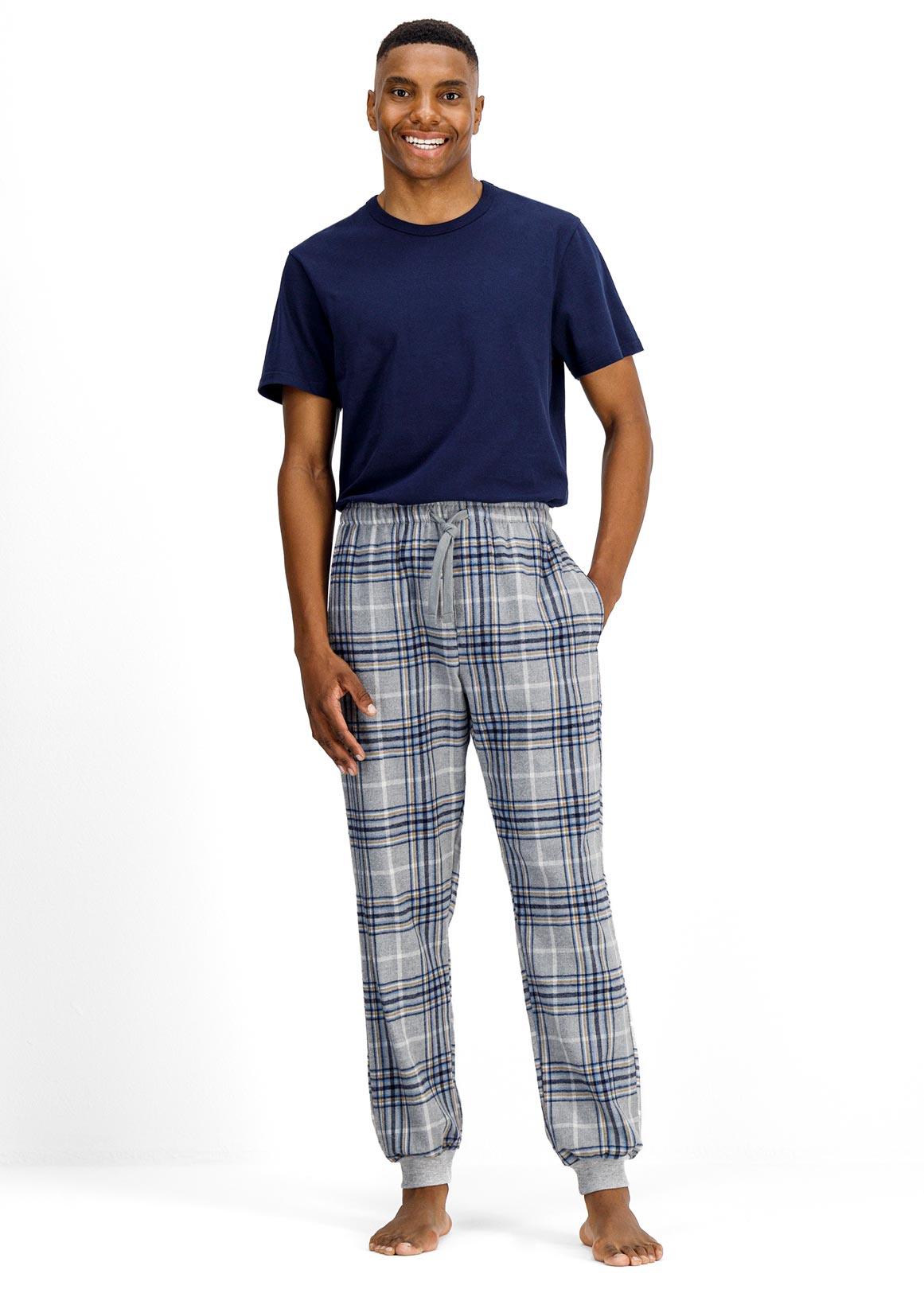 Cuffed Check Flannel Pyjama Pants | Woolworths.co.za