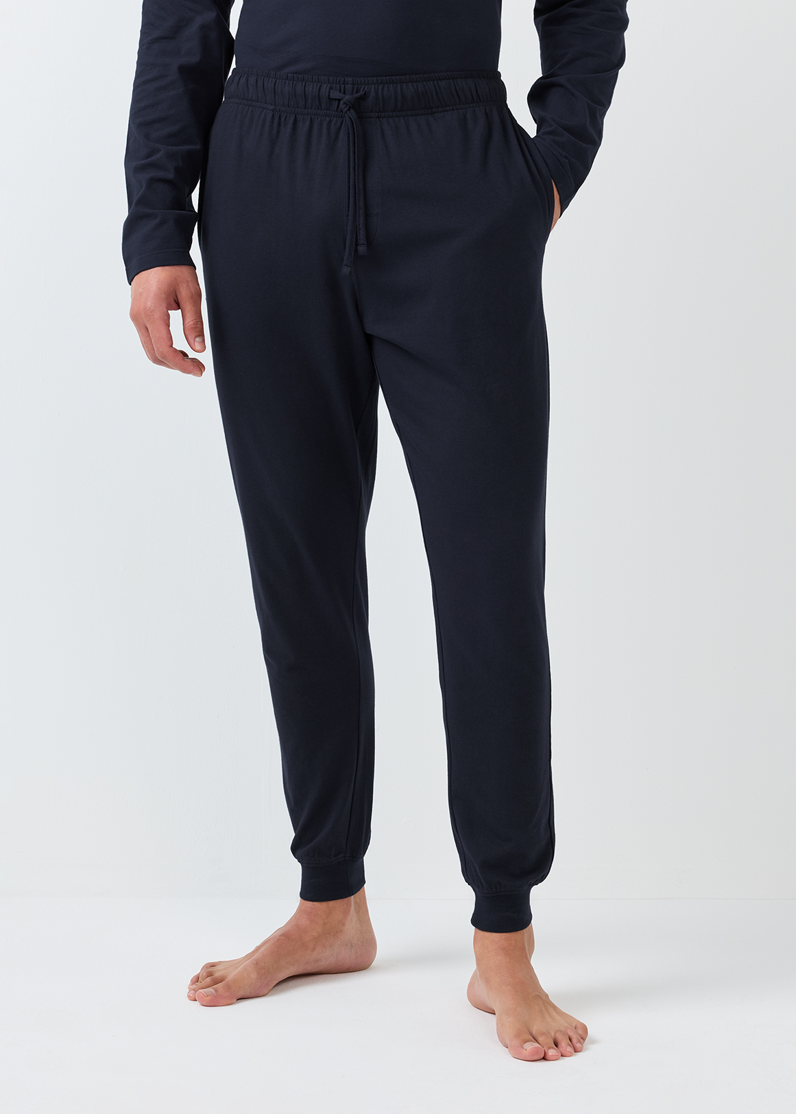 Cuffed Cotton Pyjama Pants 2 Pack